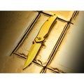 Coltello tascabile chiudibile Boker Gold finger in acciaio inox anodizzato 440A linerlock