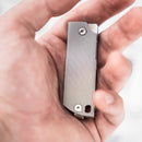 Coltello tascabile pieghevole Boker Plus BabyX Lama D2 Manico in acciaio inossidabile Grigio