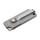 Coltello tascabile pieghevole Boker Plus BabyX Lama D2 Manico in acciaio inossidabile Grigio