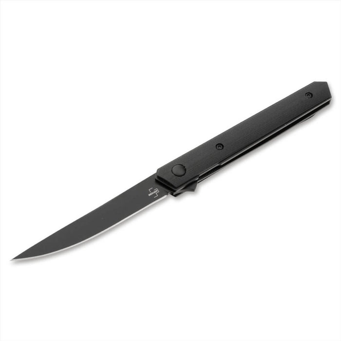 Coltello tascabile pieghevole Boker Plus Kwaiken Air Mini con lama VG-10 nera e manico G10 dal design minimalista