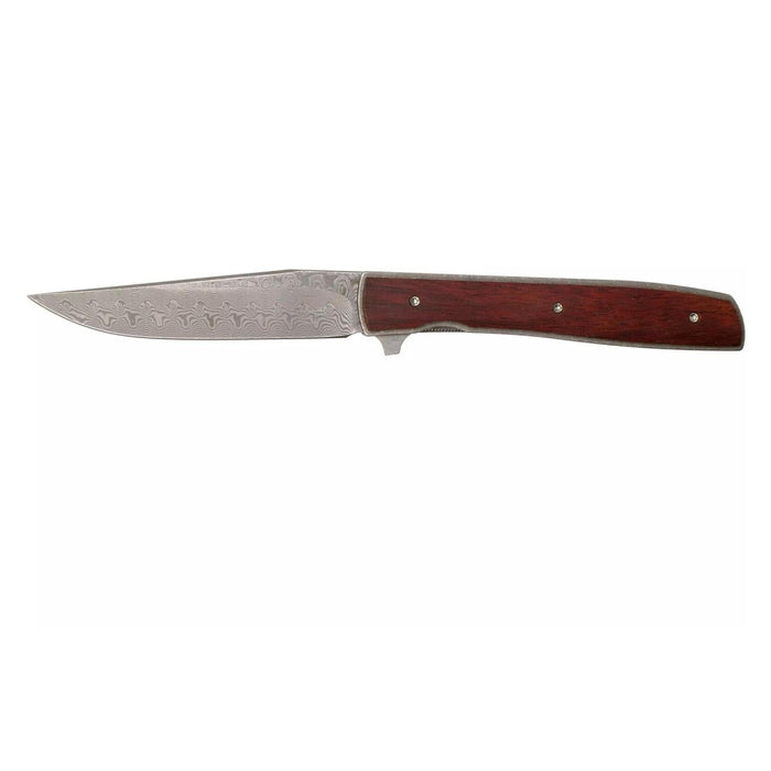 Coltello tascabile Boker Plus Urban Trapper Lama in damasco Manico in legno di coccobolo - GoMilitar