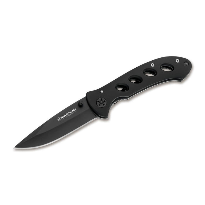 BOKER Shadow Coltello tascabile pieghevole forma drop point in acciaio inox 440A nero - GoMilitar