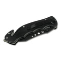 Coltello tascabile pieghevole BOKER Special Forces Tanto 440A in acciaio manico in alluminio nero
