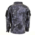 Brand Army Army Military Combat Giacca Mission Snake Black Cimeflage Uniforme