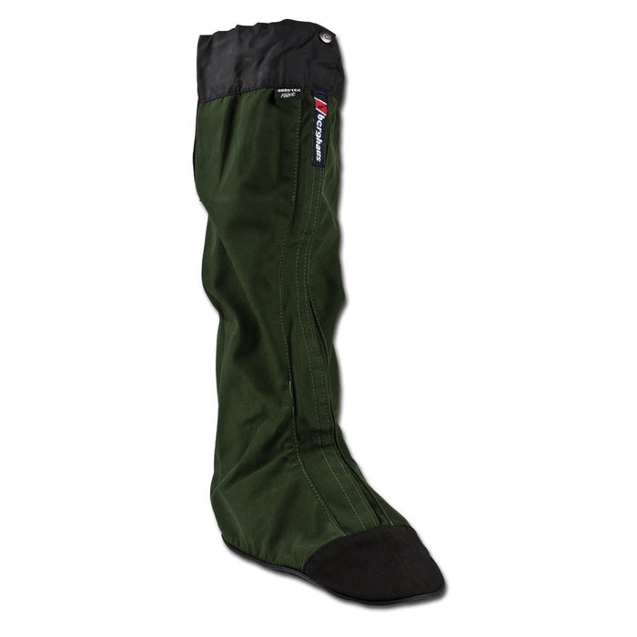 Ghette da escursionismo invernale impermeabili Berghaus Yeti Gore-Tex in verde oliva con patta antivento a strappo e suola rinforzata