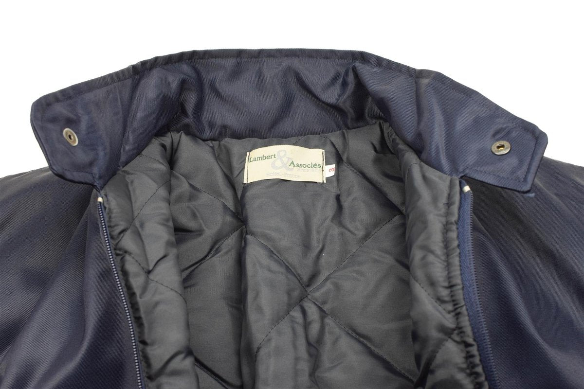 Marca lambert forze aeree francese giacca bomber blu arorosa uniforme pilota