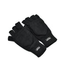 Mil-Tec gloves with folding finger flap Thinsulate lining in black color
