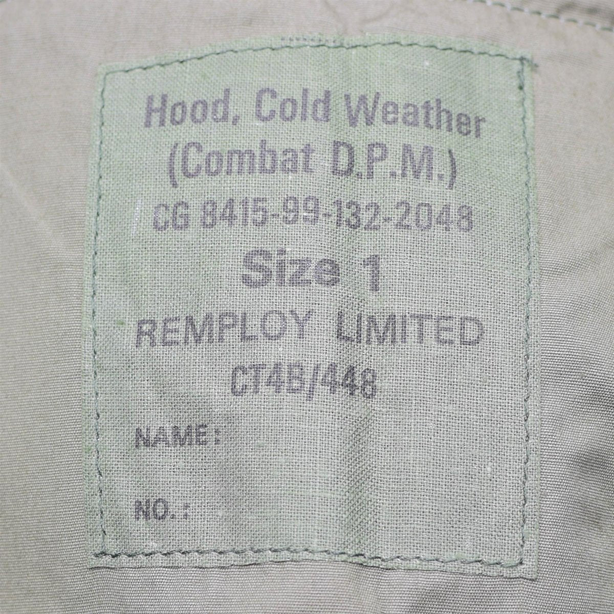 Cappuccio per clima freddo britannico DPM Woodland tattico inverno camuffare nuovo