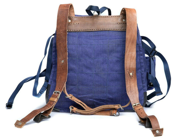 Guido zaino rumeno Strama militare in surplus blu tela haversack borse nuovo