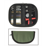 Mil-Tec Kit da cucito Custodia da viaggio Campeggio Riparazione Sopravvivenza Set Oliva Darb