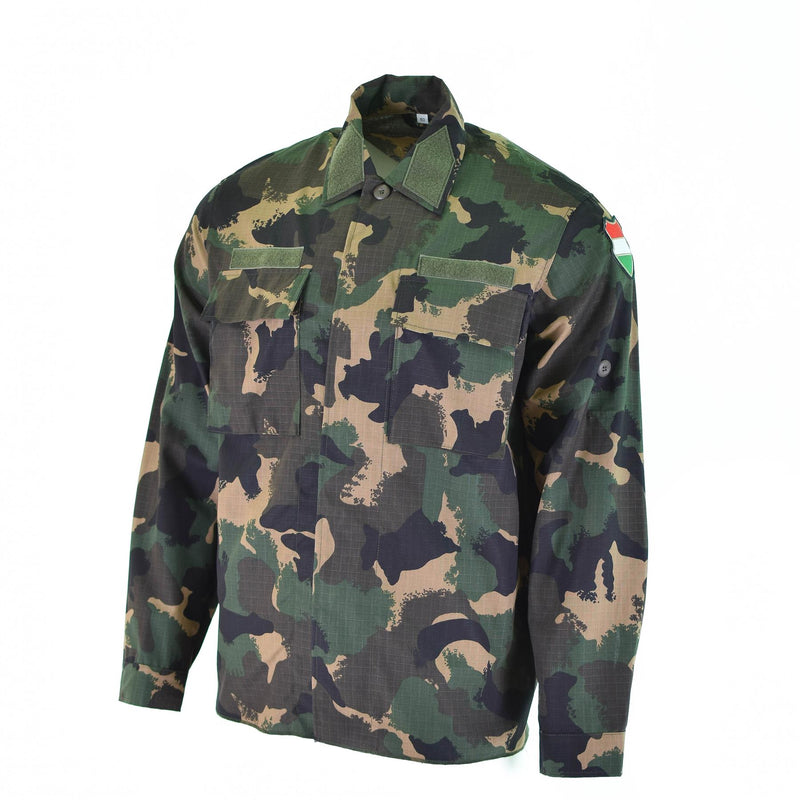 Guida camicia dell'esercito ungherese M90 ​​4 Colore camuffato a manica lunga militare nuovo