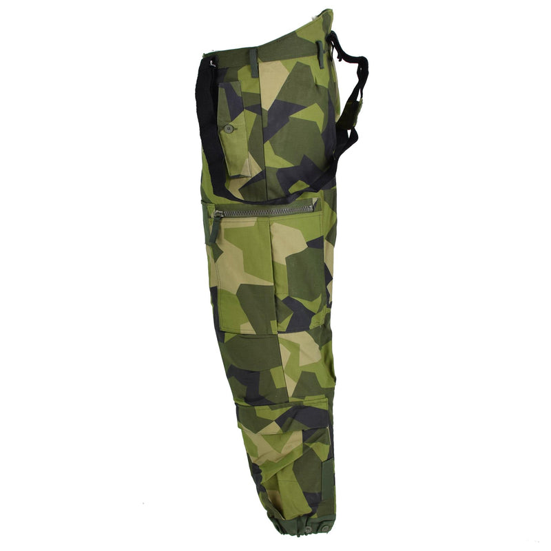 Pantaloni navali di petroliera termica svedese originali m90 Splinter camuflage bdu pantaloni nuovi
