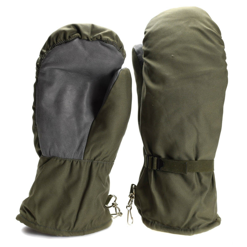 Original esercito tedesco oliva grigio camo mittens bw militare combattimento guanti