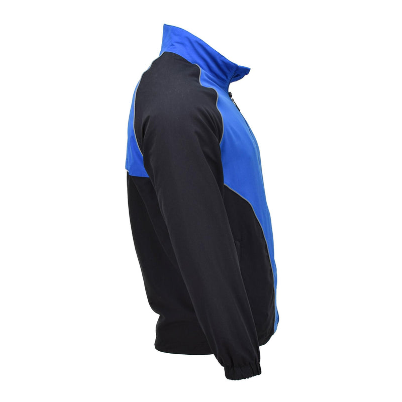 Autentico tuta militare tedesco Bundeswehr camicie da pista camicie sportive blu nero