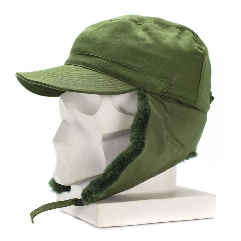 Originale svedese Svezia Army militare inverno verde m59 combattimento cappello da campo nuovo nuovo