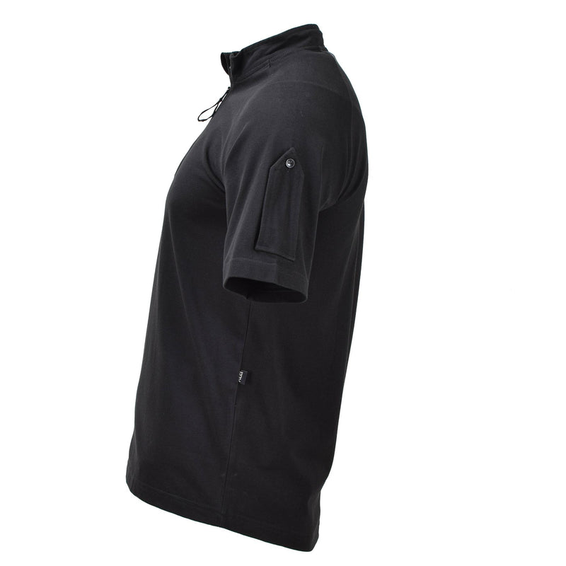 T-shirt tattiche originali dell'esercito britannico manica corta zippato nuovo zippato