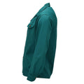 Camicia da campo originale militare austriaca tipo 75 a maniche lunghe da lavoro verde