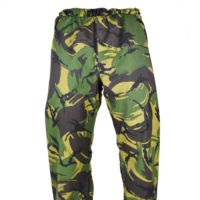 Combatti militari dell'esercito britannico genuino DPM Camo Rain Pants Goretex impermeabile