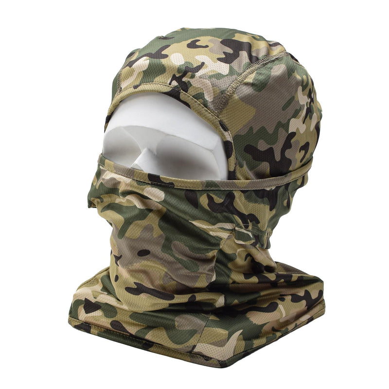 Missione del marchio MFH Operazione camo Balaclava Maschera di combattimento tattico leggero nuovo