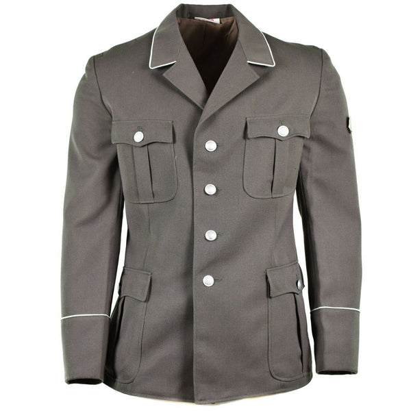 Originale Giacca tedesca tedesca NVA Office Officier uniforme formale grigio militare nuovo