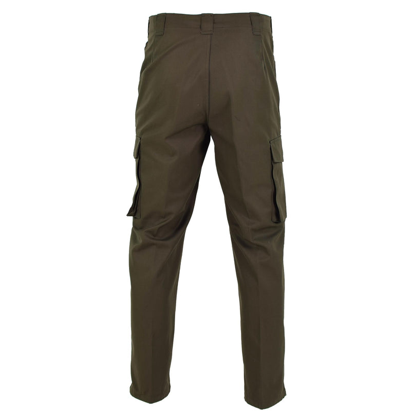 Pantaloni dell'esercito austriaco originali BDU Combat Field Tropps Cantaloni OD Tipo 75 NUOVO