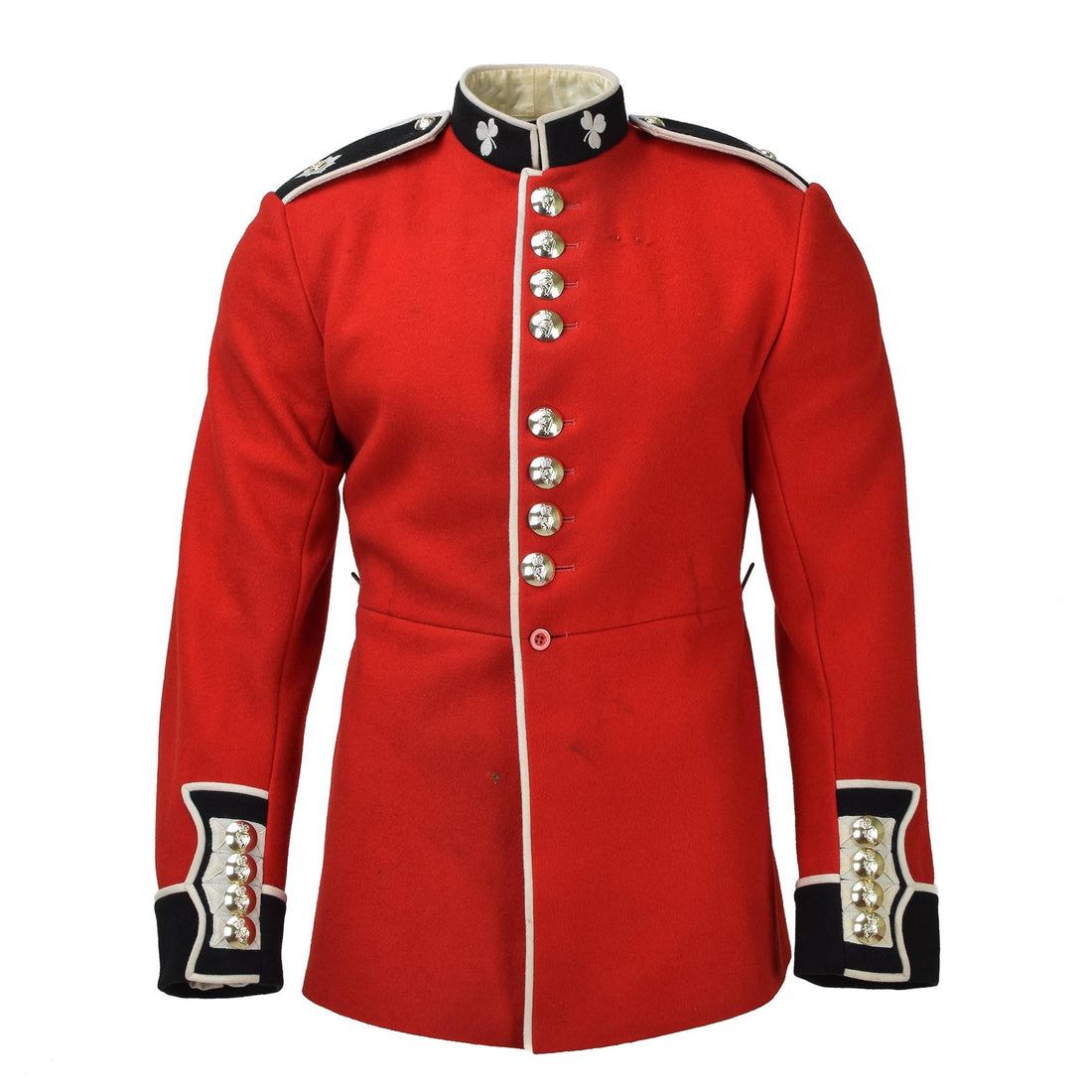 Vera giacca dell'esercito britannico uniforme tunica abito rosso scarlatto guardie cavalleria