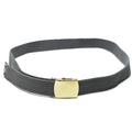 Cantina grigia casual dell'esercito di tela con fibbia dorata unisex surplus militare