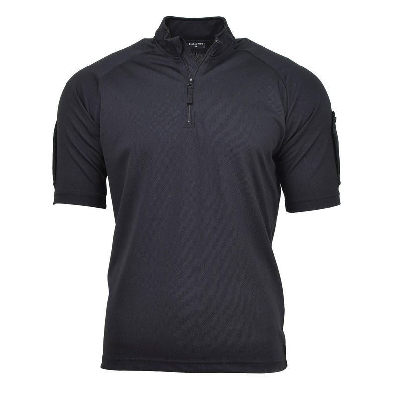 T-shirt della polizia funzionale britannica vera maglietta nera traspirabile