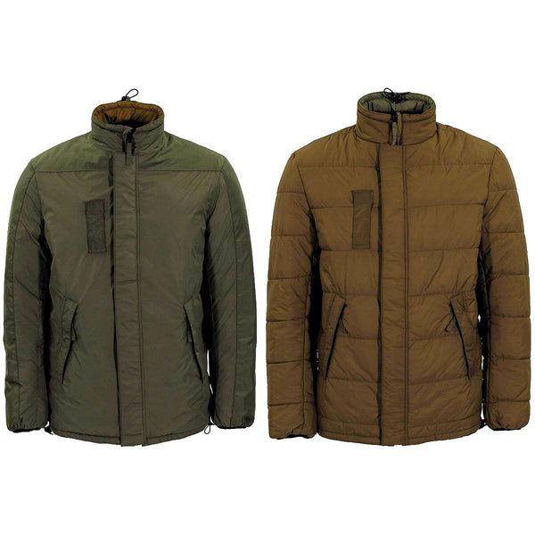 Giacca reversibile dell'esercito o Dutch Termica Olive OD Coyote Cold Weather Nuovo