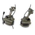 Adattatore per binario per casco EARMOR M16A ARC serie PLUS Protezione per l'udito Coyote Brown
