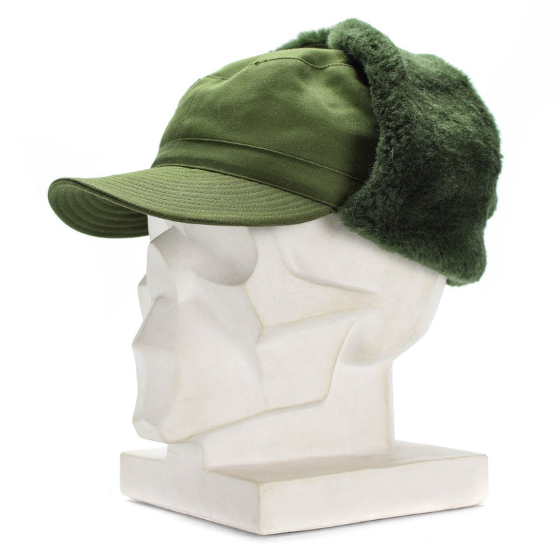 Originale svedese Svezia Army militare inverno verde m59 combattimento cappello da campo nuovo nuovo