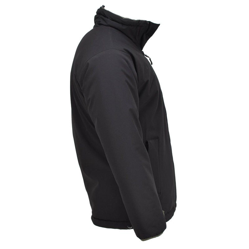 Giacca militare tedesca MIL-TEC Meteo freddo Reversibile Verde Verde Nero Nuovo