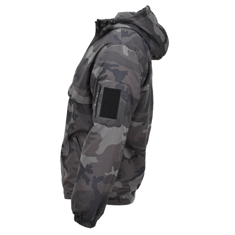 Giacca sportiva Mil-TEC ANORAK Lightweight CCE Night Camuflage Cappuccetto sportivo