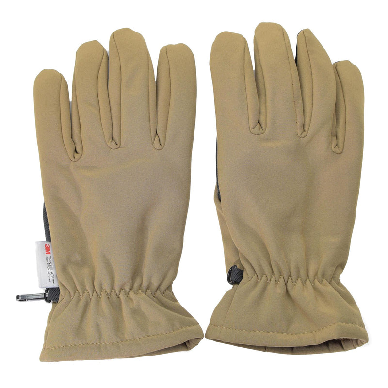 Guanti mil-tec softshell thinsulate ™ rivestimento coyote inverno maschi tattico termico