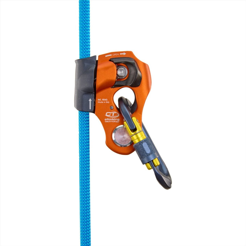 Tecnologia di arrampicata CRIC PROGRESS Capture Arancia in acciaio inossidabile in alluminio puleggia