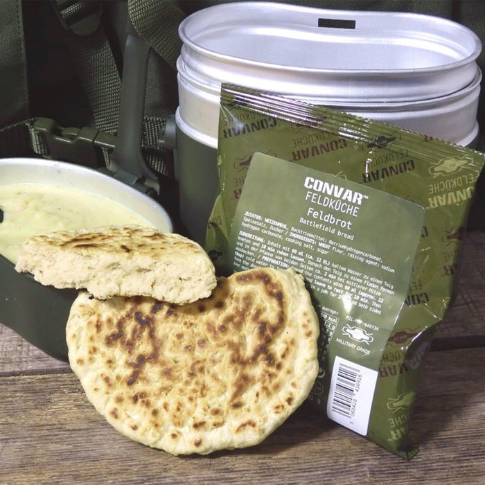 CONVAR Field Bread Mix Lunga durata di conservazione Cibo di emergenza per campeggio all'aperto - GoMilitar