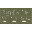 CONVAR Field Bread Mix Lunga durata di conservazione Cibo di emergenza per campeggio all'aperto - GoMilitar