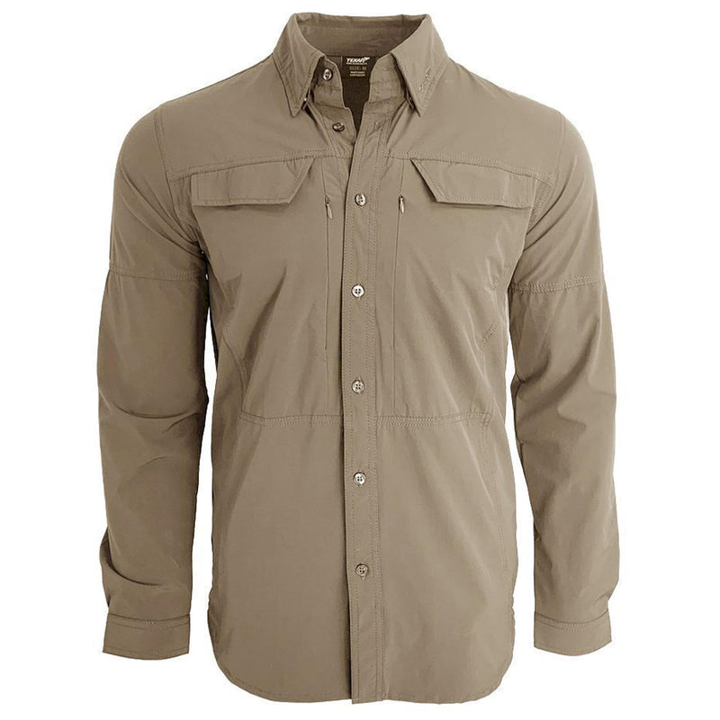 Camicia militare a maniche lunghe texar Slip Dureble Classic Shirts Classic Army