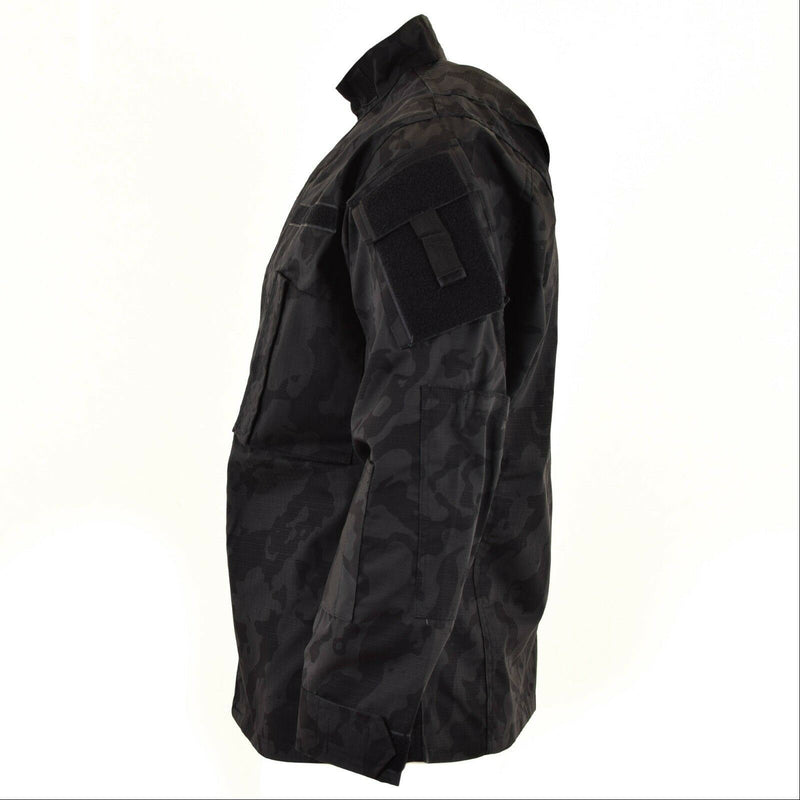 Giacca da combattimento in stile militare dell'esercito di marca ACU Ripstop Night Camo Uniforme