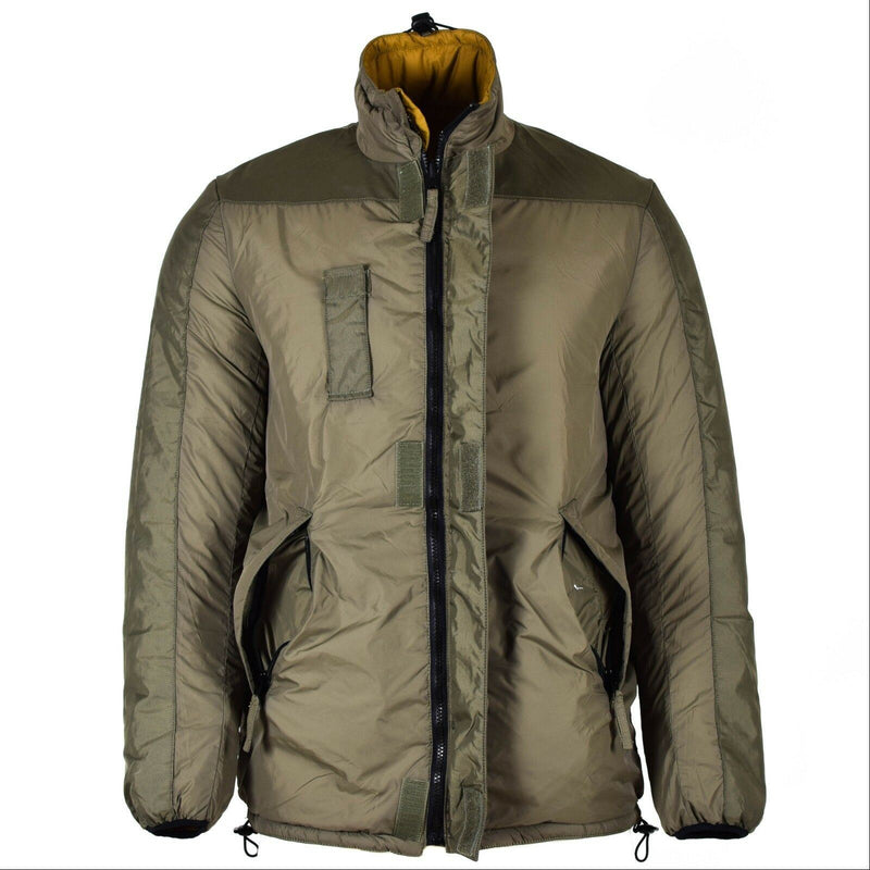 Giacca reversibile dell'esercito o Dutch Termica Olive OD Coyote Cold Weather Nuovo