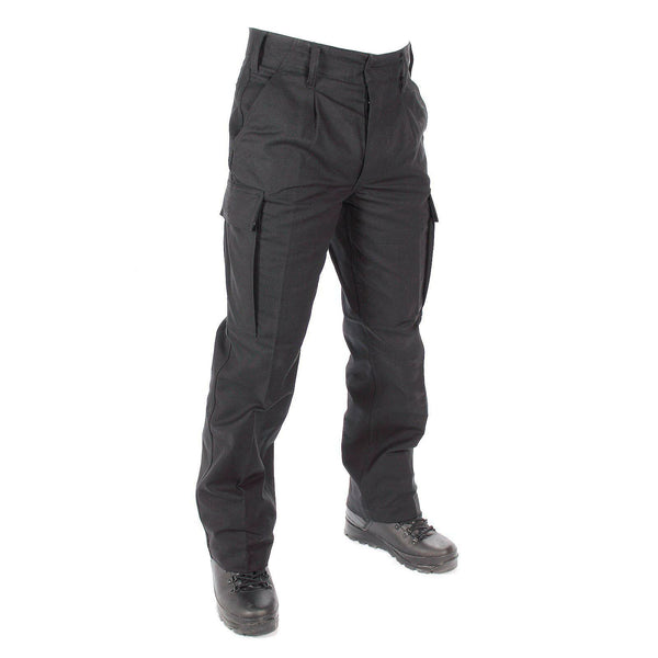 Guido problema dell'esercito tedesco Pants Moleskin Field Combat BW Black Pantaloni Nuovi