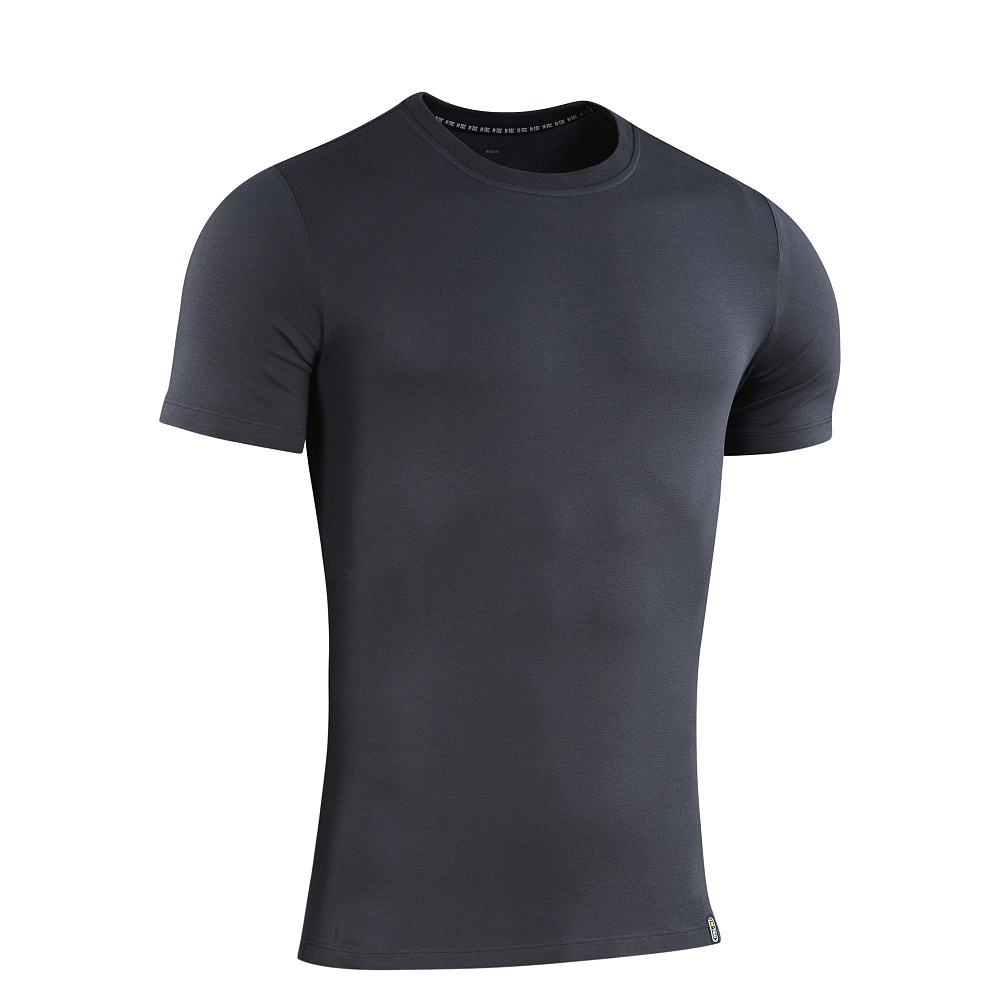 T-shirt estiva M-TAC 93/7 in cotone elasticizzato leggero manica corta grigio scuro