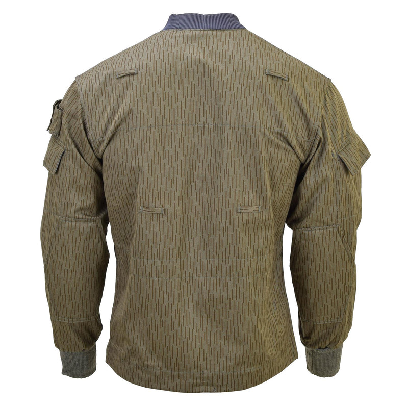 Originale tedesco militare NVA Strichtarn Camo Giacca da combattimento vintage Uniforme