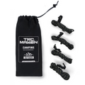 TAC MAVEN Tent Tarp Guyline Set 7 tenditori in poliestere con nucleo nero