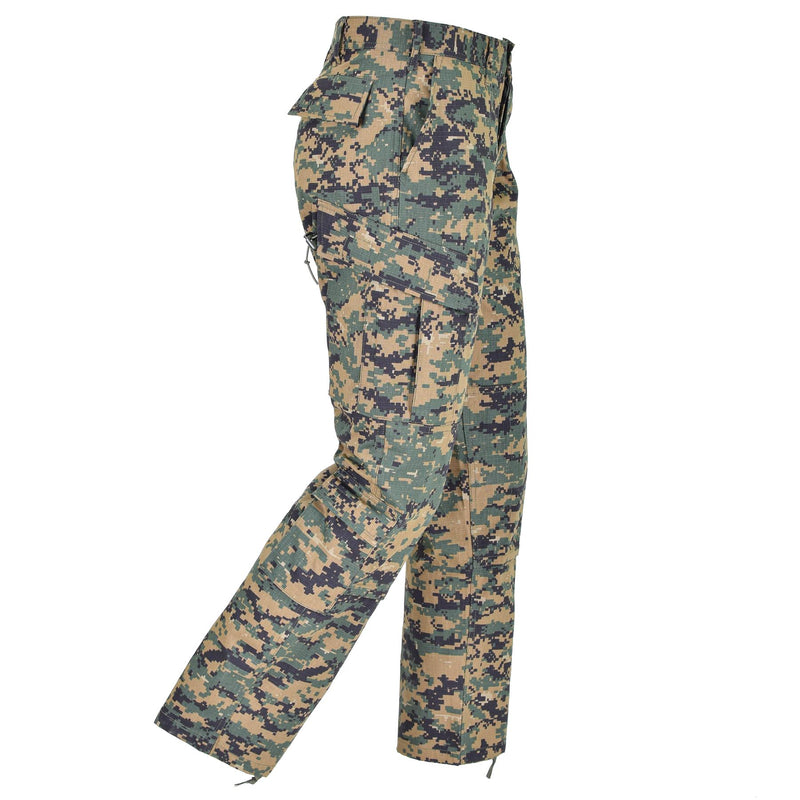 Mil-Tec Brand U.S. Army Style Digital Woodland Cami Pants Pantaloni di truppe da campo