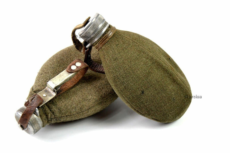 WWII Originale Svezia Svezia Armata Bere bottiglia d'acqua Manta militare