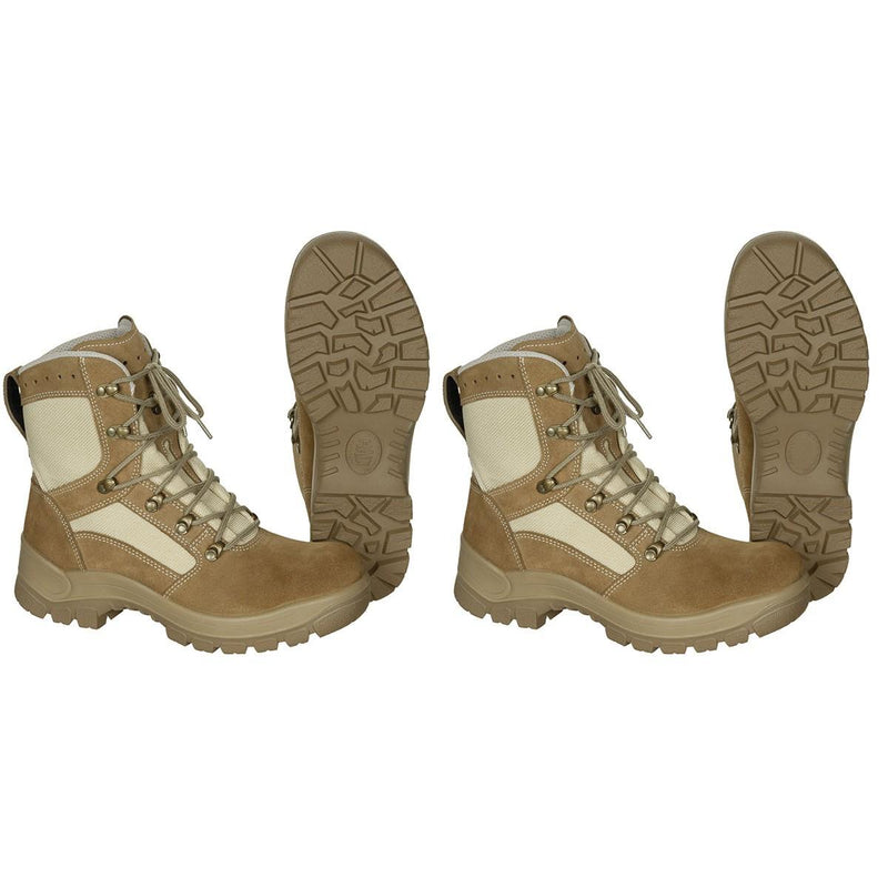 Stivali tattici militari tedeschi originali impermeabili kaki in gomma rotonda Nuova