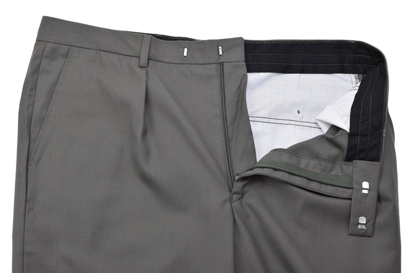 Pantaloni abiti militari francesi originali formali pantaloni dell'esercito casual marrone nuovo