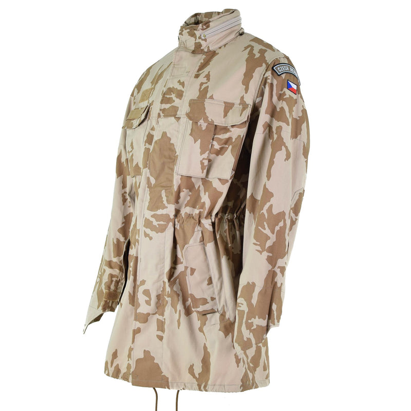 Giacca originale dell'esercito ceco parka annapelle BDU Desert camo surplus militare nuovo