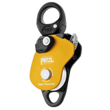 Dispositivo di traino a fune girevole PETZL PRO TRAXION Progress Capture Puleggia Giallo